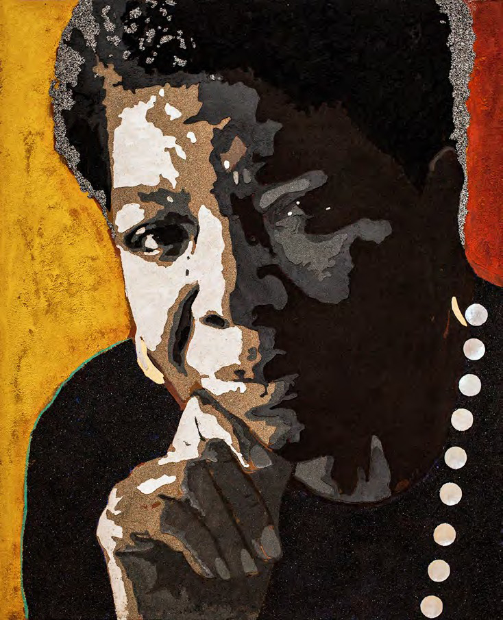 Maya Angelou portrait by Fabrizio Ruggiero